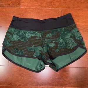 Lululemon workout shorts with underwear size XS